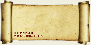 Jana Dimčić vizit kartica